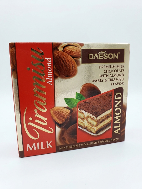 Danson Tiramisu Almond Coated  Milk Chocolate 65g Box